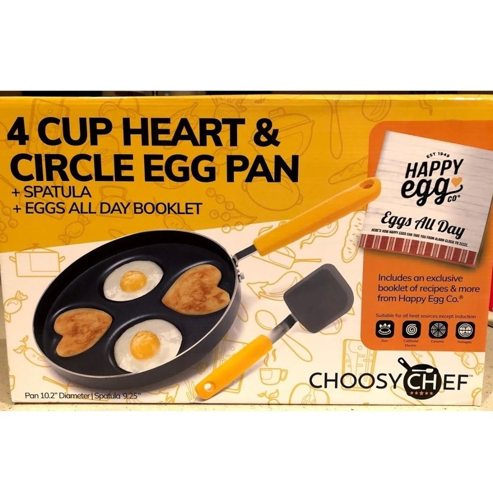 NIB Valentines Heart cup pan w/ spatula